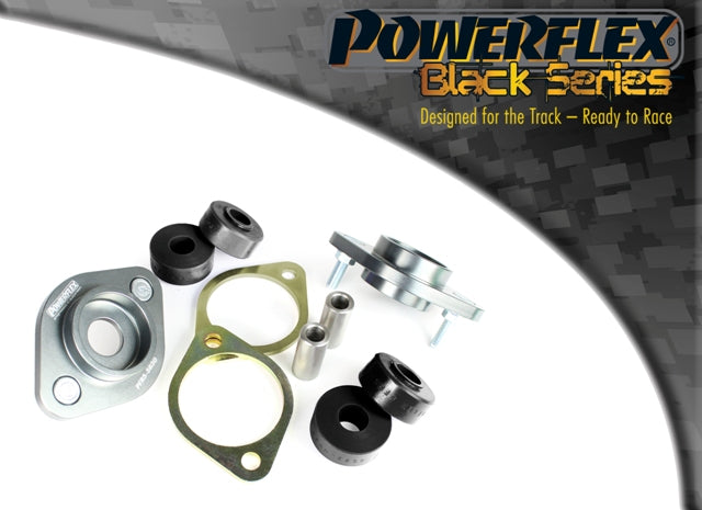 Bucse poliuretan Powerflex suport si bucsa superioara amortizor spate 10mm - BMW Seria 3 E30 / E36 / E46 - Negru (2 buc)