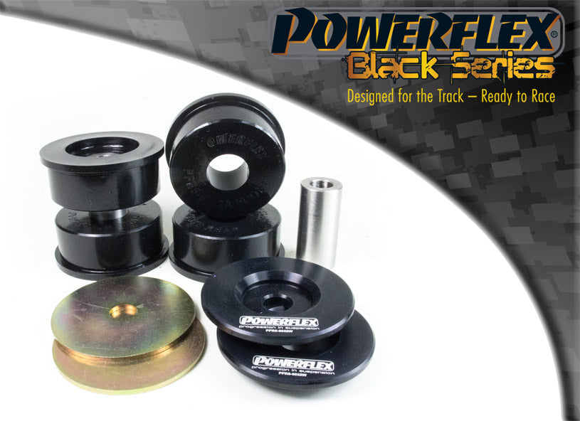 Bucsa poliuretan Powerflex fata suport diferential spate (Negru) - BMW Seria 5/Seria 6/Seria 7