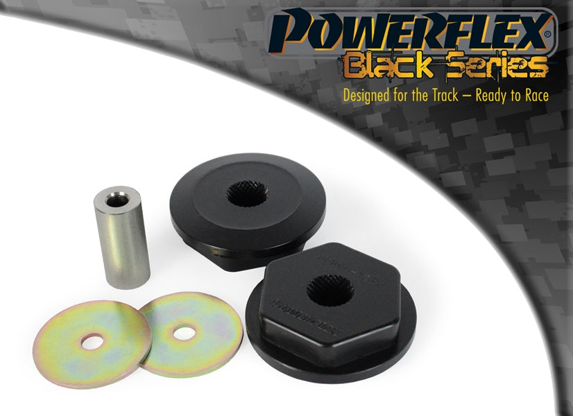 Bucsa poliuretan Powerflex suport tampon motor inferior mare (Negru) - Renault Clio