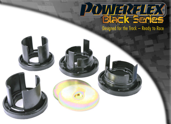 Insertii poliuretan Powerflex subcadru spate, prindere spate - Subaru Impreza G3 / GRB / GH8 - Negru (2 buc)