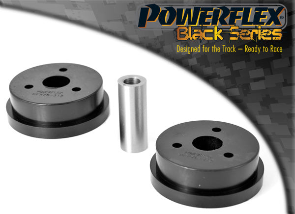 Bucsa poliuretan Powerflex tampon motor inferior 83.5mm, prindere fata - Toyota MR2 SW20 - Negru