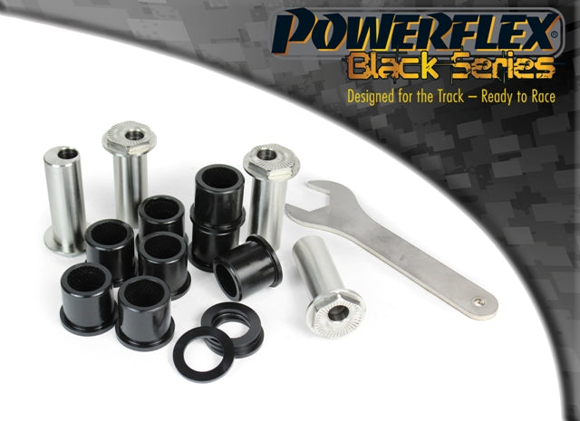 Bucsa poliuretan Powerflex brat longitudinal spate (reglabila) (Negru) - Volkswagen Golf/Passat