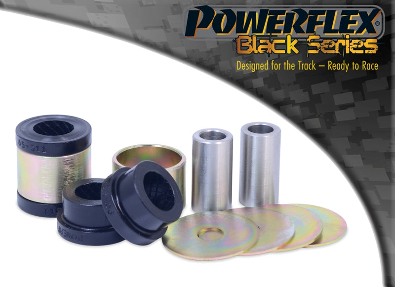 Bucsa poliuretan Powerflex exterioara bara de directie spate inferior (Negru) - Audi A3/S3/RS3/Q3/TT, Seat Altea/Leon/Toledo, Skoda Octavia, Volkswagen Golf/Jetta/Scirocco/Tiguan