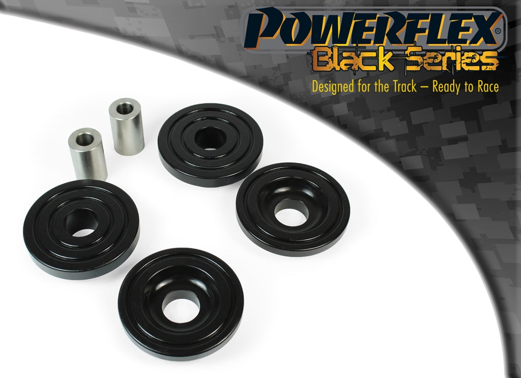 Bucsa poliuretan Powerflex spate suport diferential spate (Negru) - Audi A3/S3/RS3/TT, Seat Altea/Leon, Skoda Octavia, Volkswagen Golf/Passat