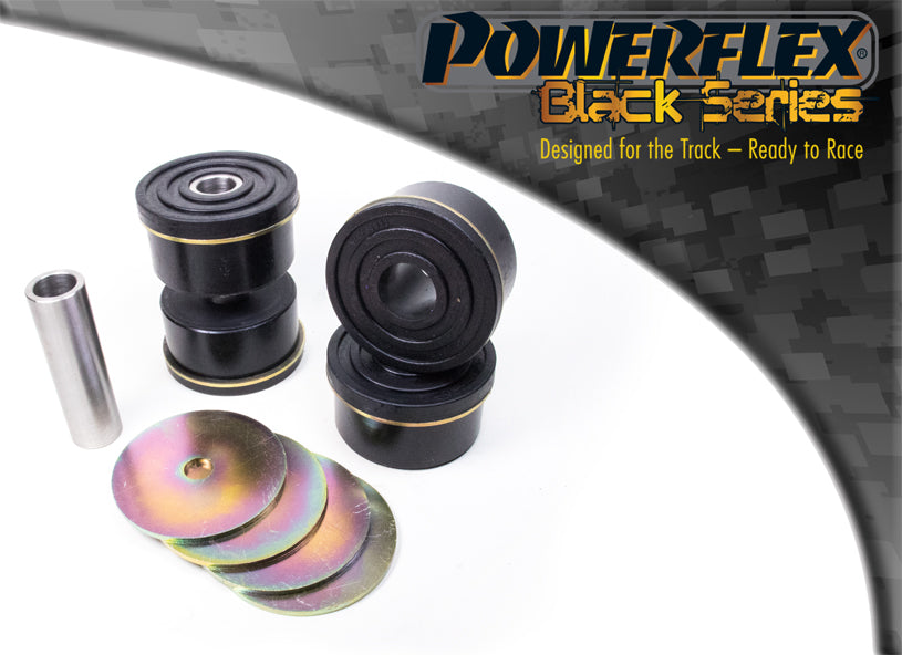 Bucsa poliuretan Powerflex fata suport subcadru spate (Negru) - Audi A3/S3/RS3/TT, Seat Altea, Skoda Octavia, Volkswagen Golf/Tiguan