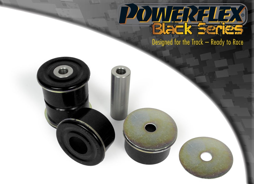 Bucsa poliuretan Powerflex fata suport subcadru spate (Negru) - Audi A3/S3/RS3/Q3/TT, Seat Altea/Leon, Skoda Octavia, Volkswagen Golf/Passat/Tiguan