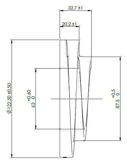 Set bucse arc elicoidal superior SuperPro pentru Ford si Volkswagen - SPF5703K