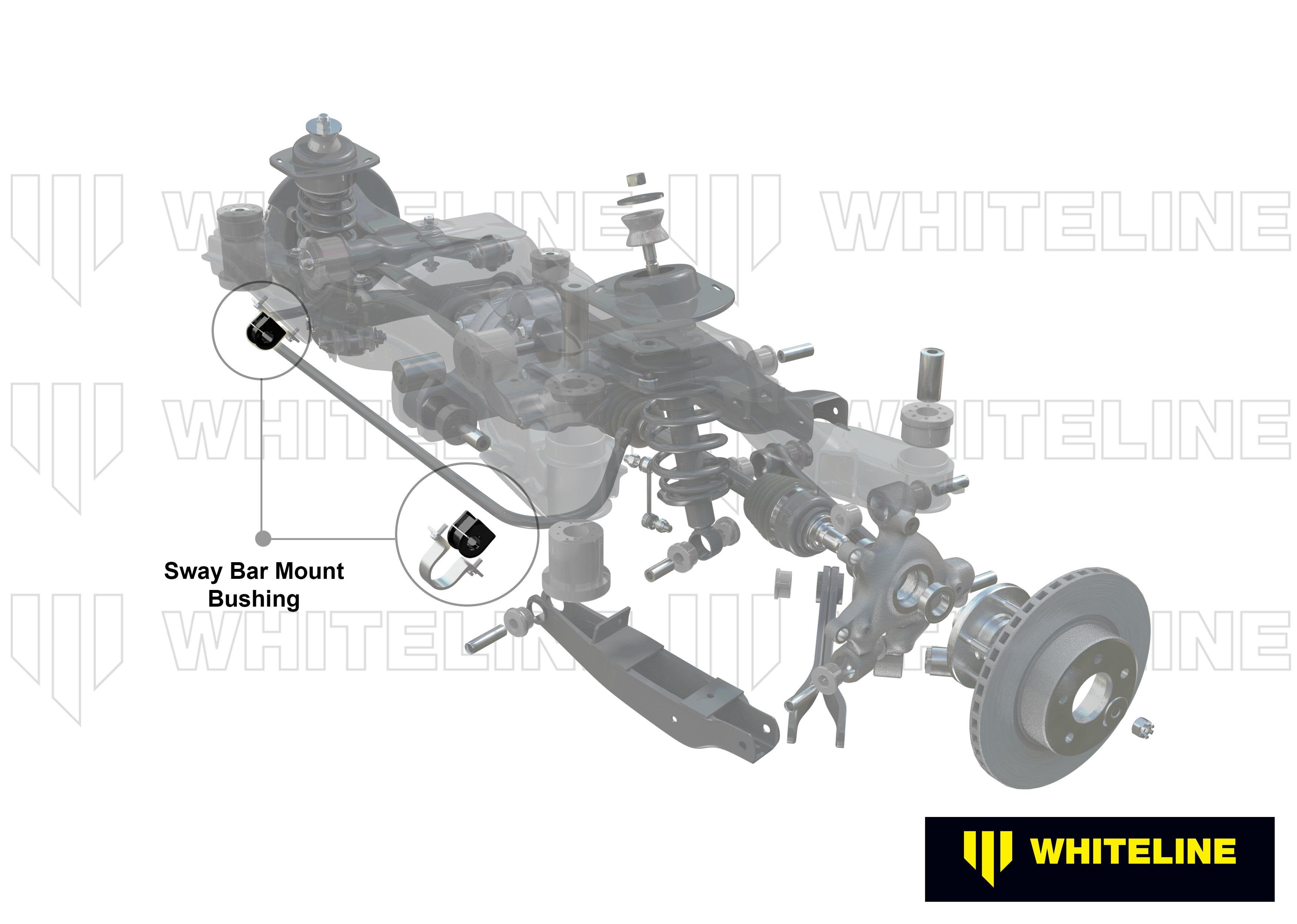 Set bucse suport bara stabilizatoare 24mm Whiteline pentru Infiniti G / Nissan 370Z / Universal Products Sway Bar Products - W0410-24