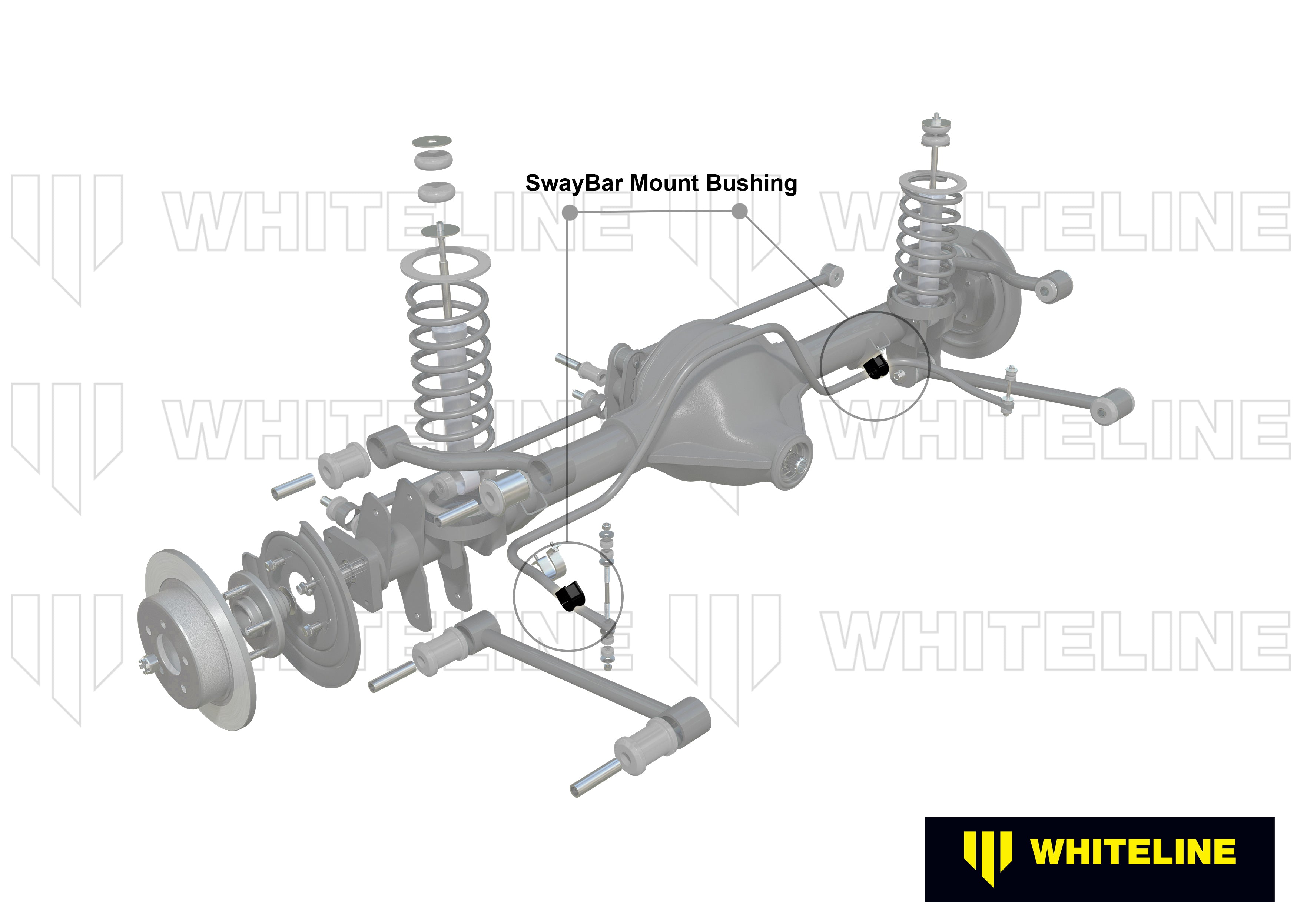 Set bucse suport bara stabilizatoare 21mm Whiteline pentru Ford Ltd - W23256