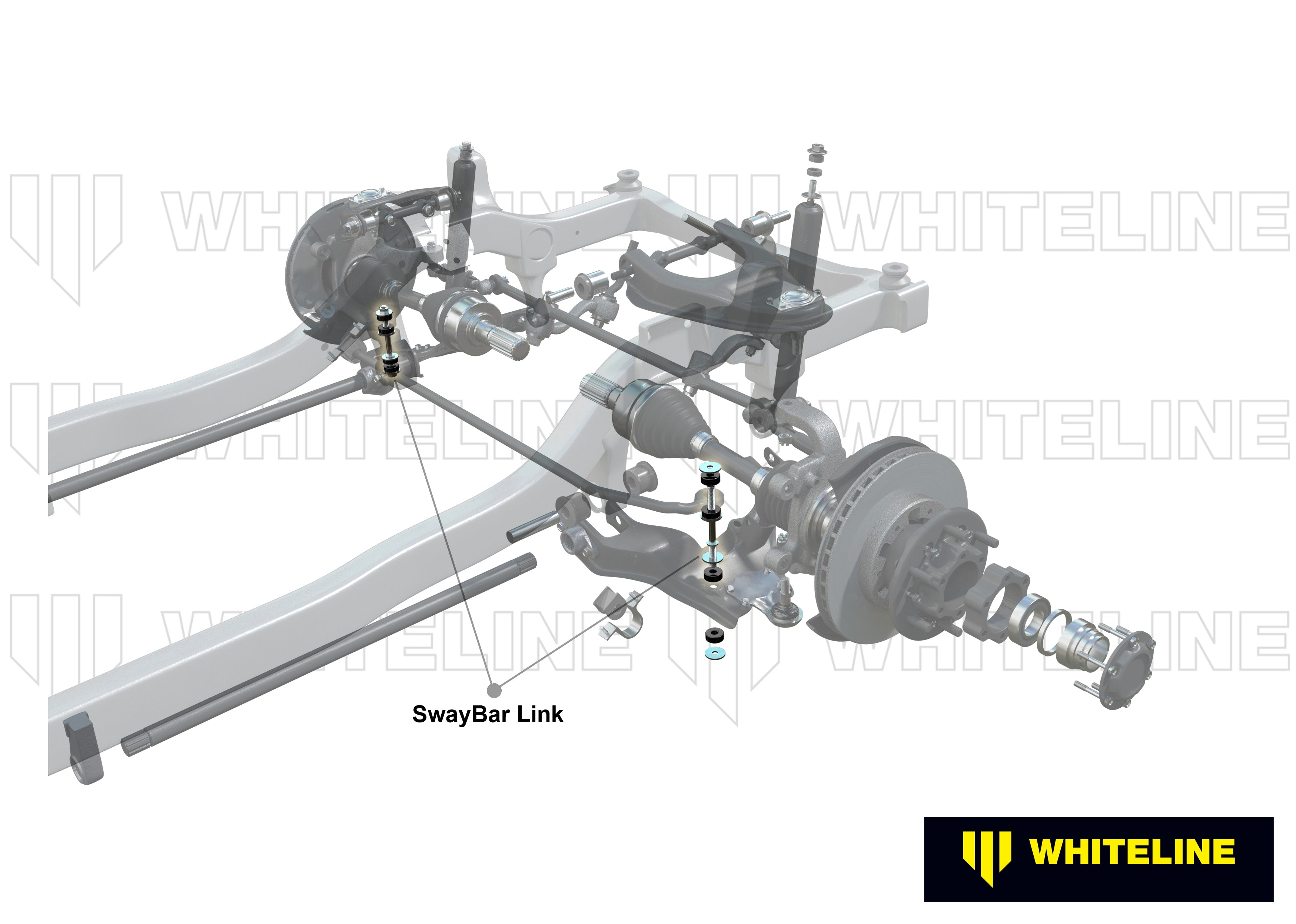 Set bielete antiruliu Whiteline pentru Toyota 4 Runner / Universal Products Sway Bar Products - W23442