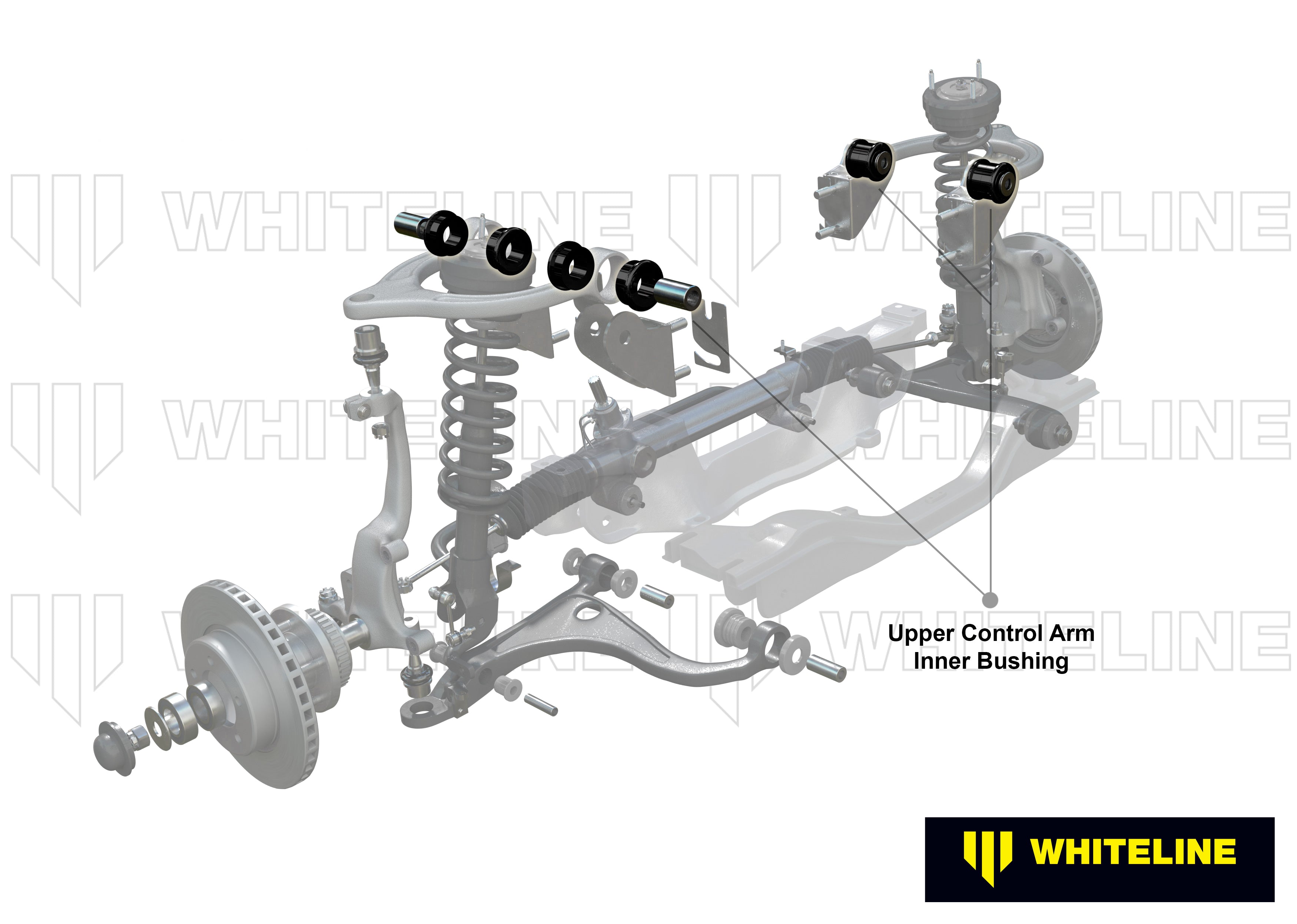 Set bucse brat suspensie superior Whiteline pentru Ford Ltd - W51826A