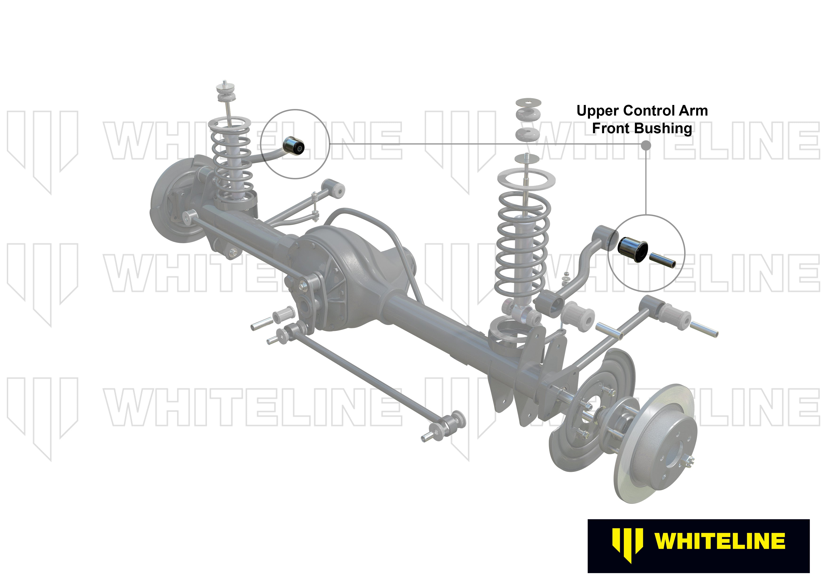Brat longitudinal upper front set bucsi Whiteline pentru Ford Ltd - W61015