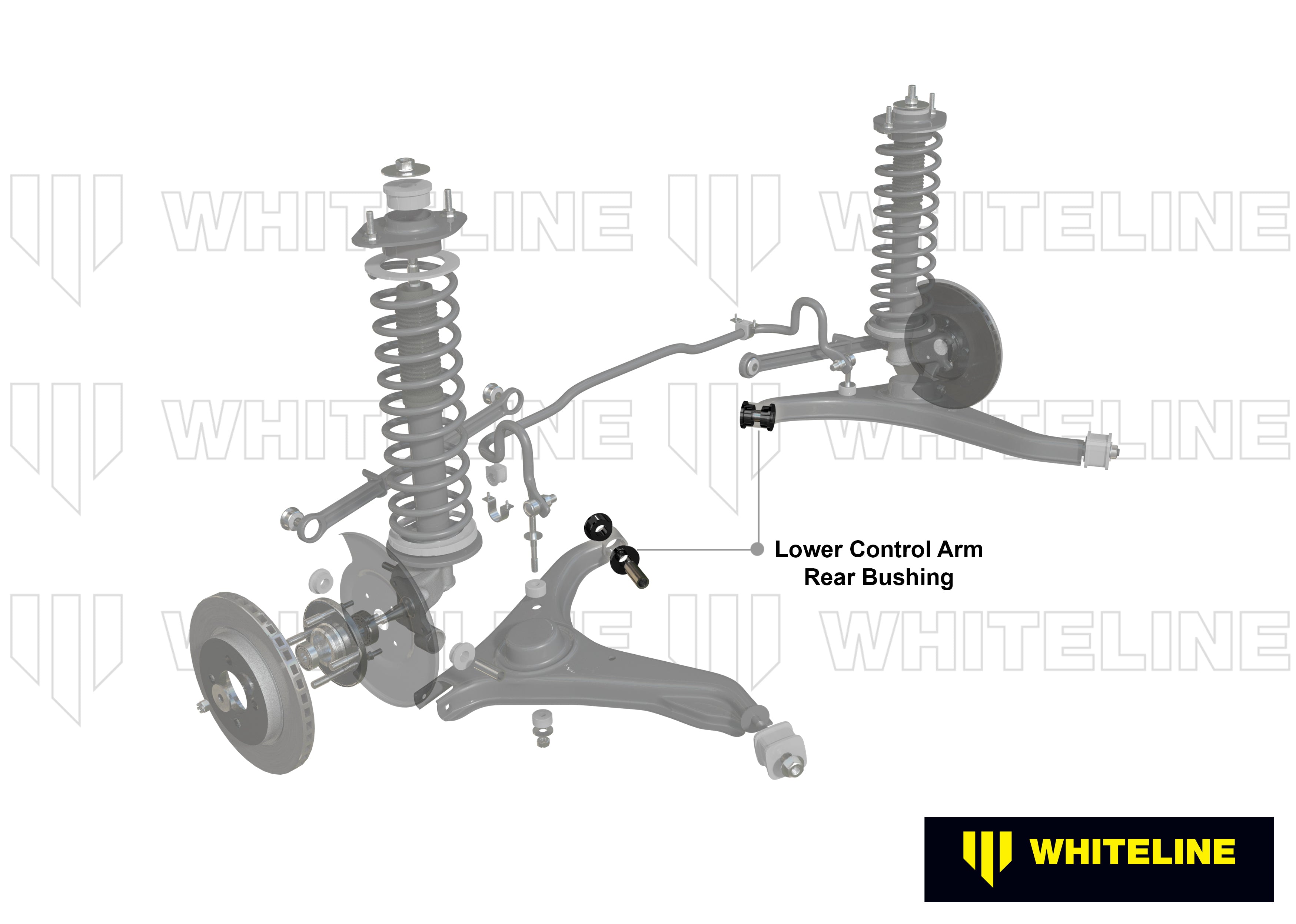 Set bucsi brat suspensie inferior spate interior Whiteline pentru Suzuki Swift - W61461