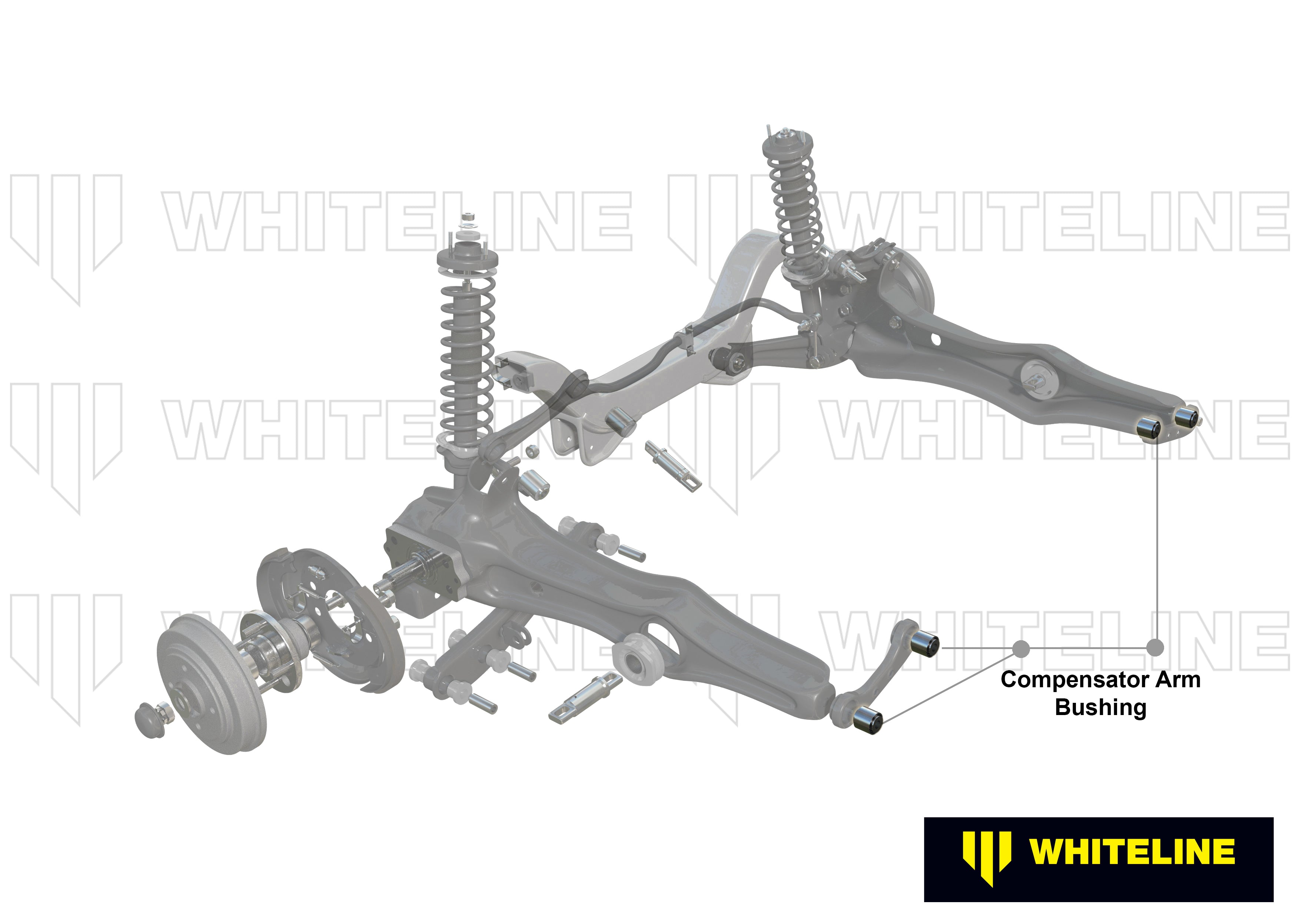 Brat suspensie inferior front set bucsi Whiteline pentru Acura Integra / Honda Civic - W62215