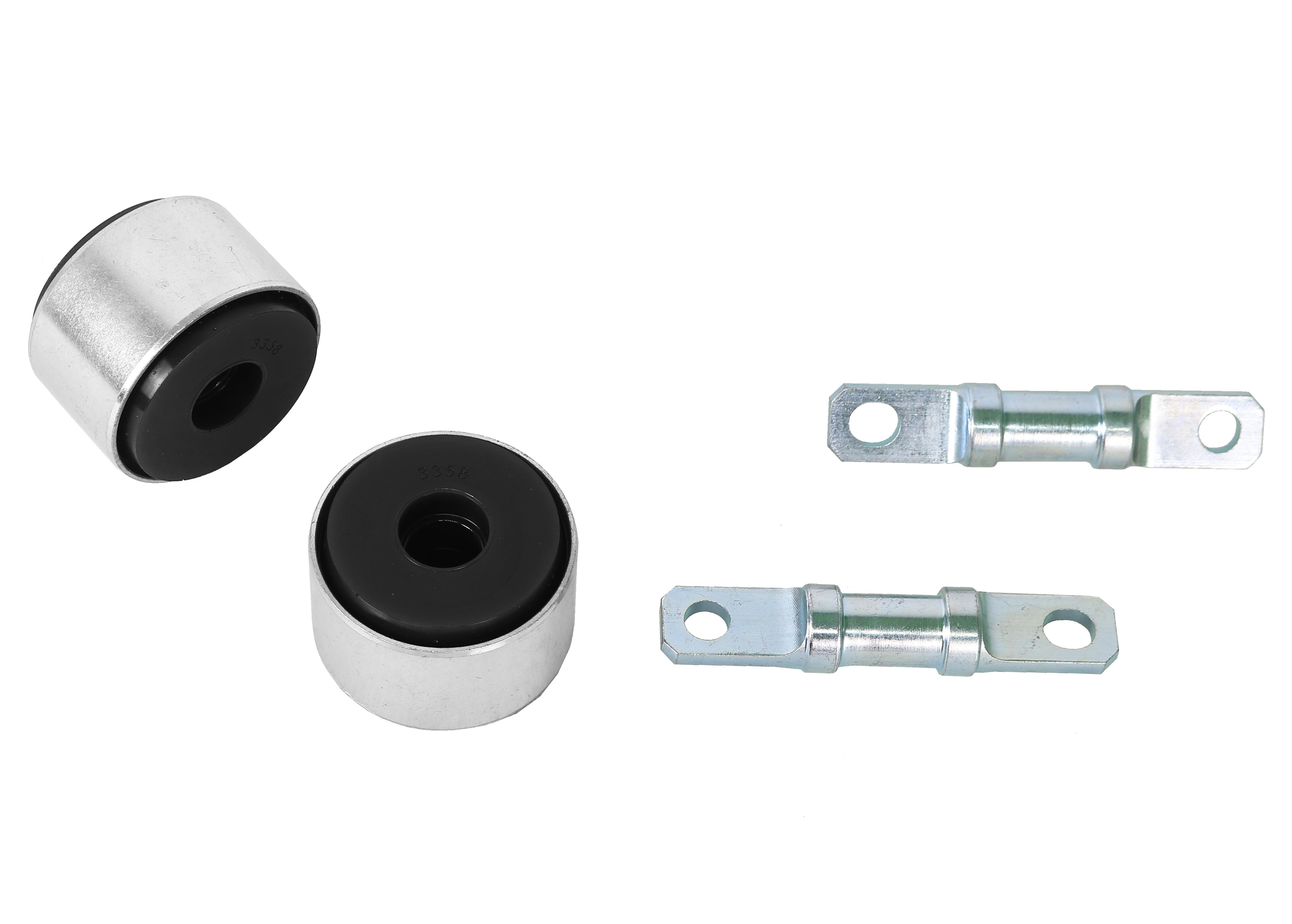 Set bucse brat longitudinal fata Whiteline pentru Chrysler Sebring / Citroën C-Crosser / Dodge Caliber / Fiat Freemont / Jeep Compass / Mitsubishi Asx / Peugeot 4007 - W63350
