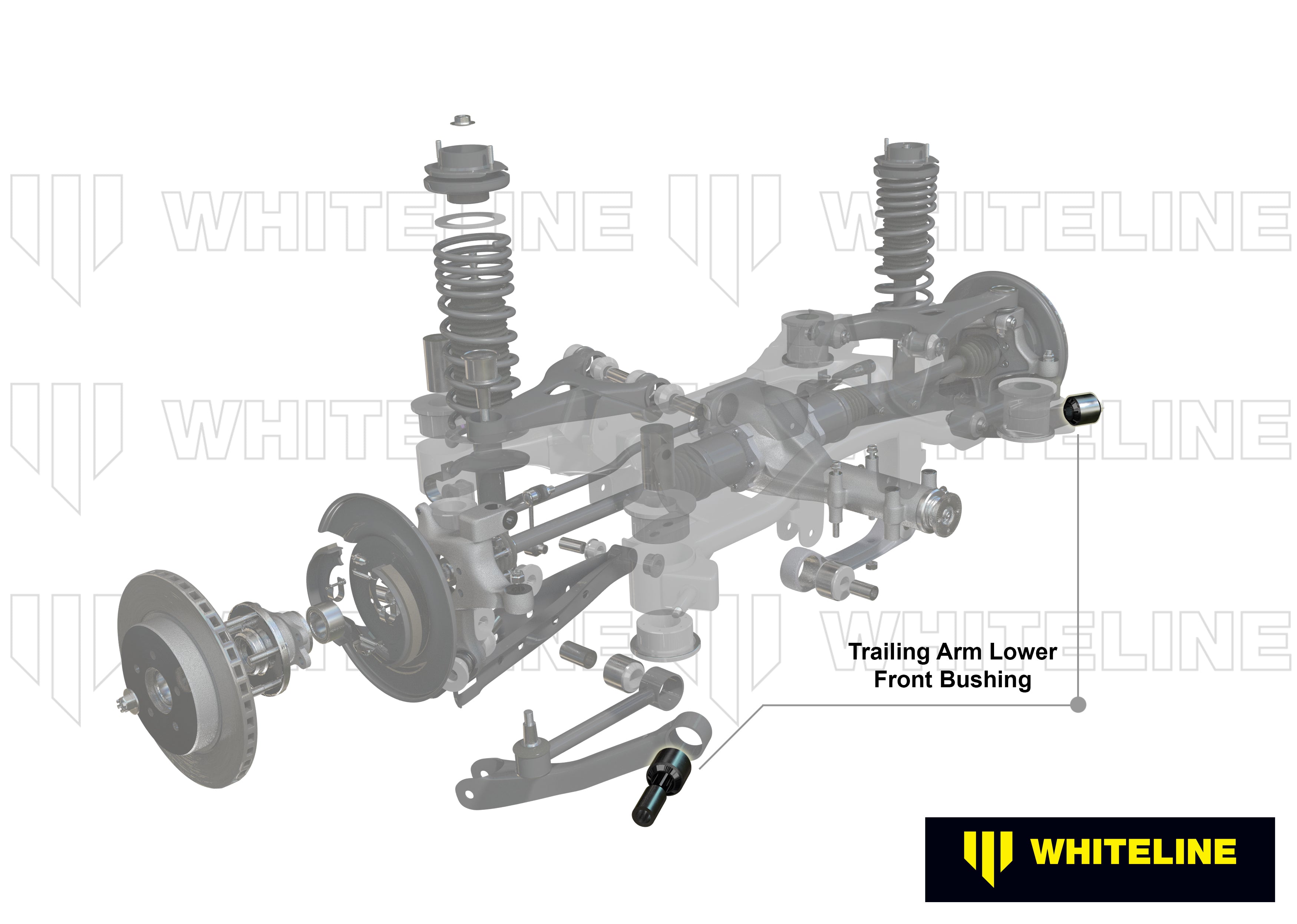 Set bucsi brat longitudinal inferior fata Whiteline pentru Subaru Legacy - W63398