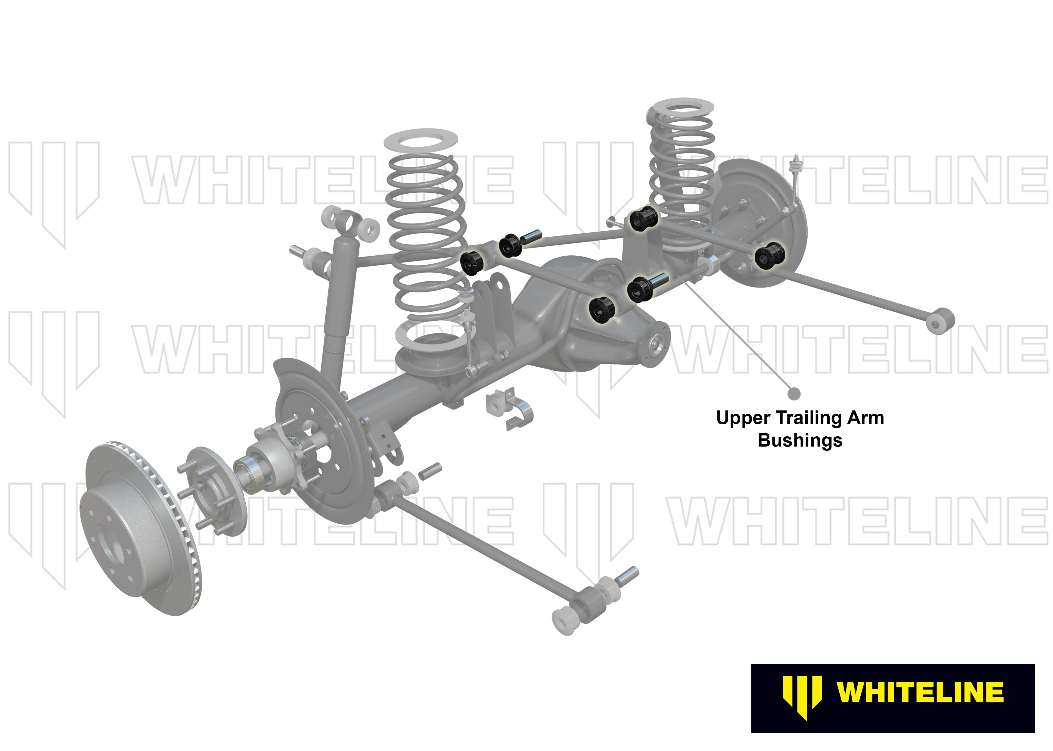 Set bucsi brat longitudinal superior Whiteline pentru Mitsubishi L400 - W63427