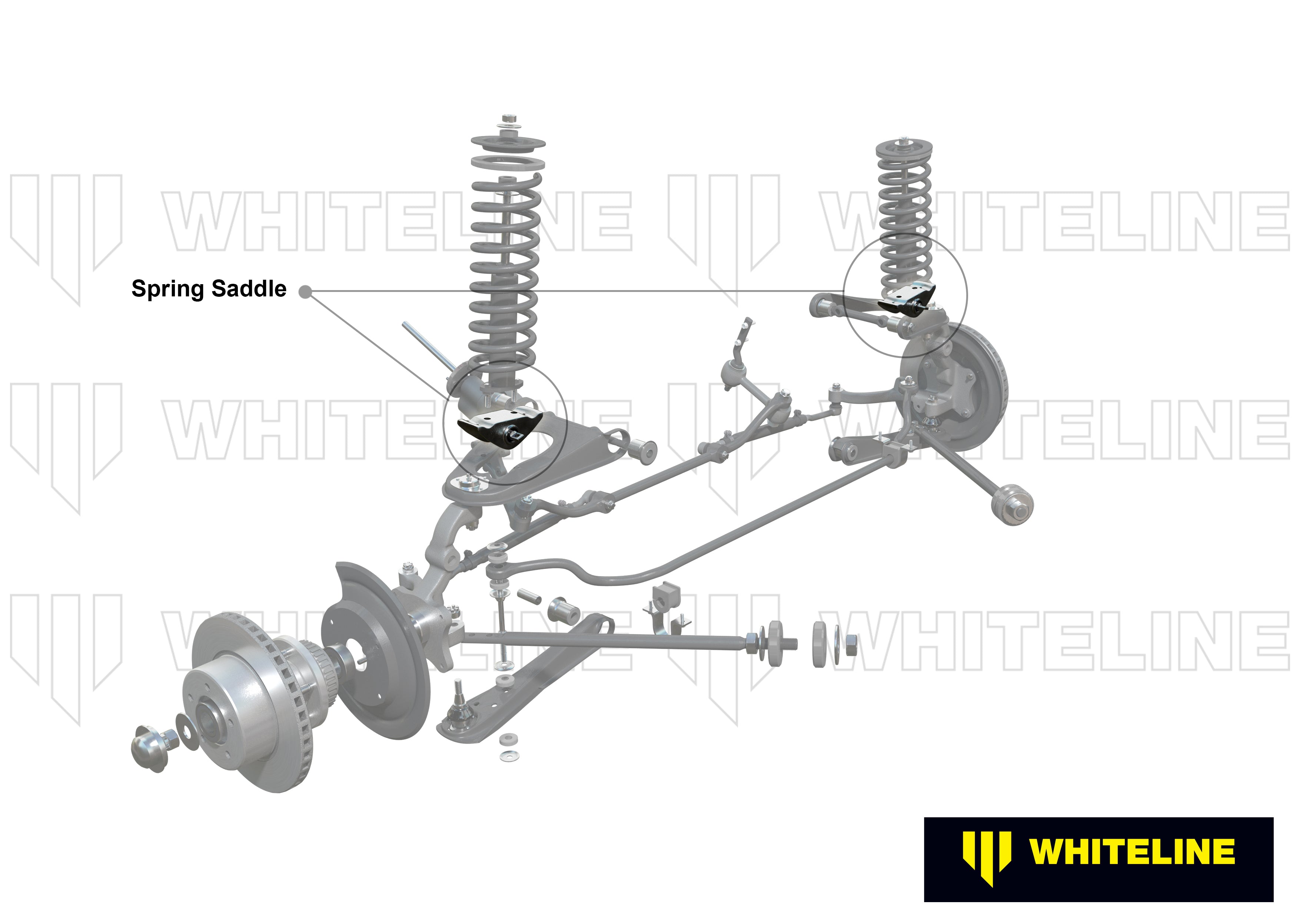 Spring saddle kit Whiteline pentru Nissan Xfn - W71407G
