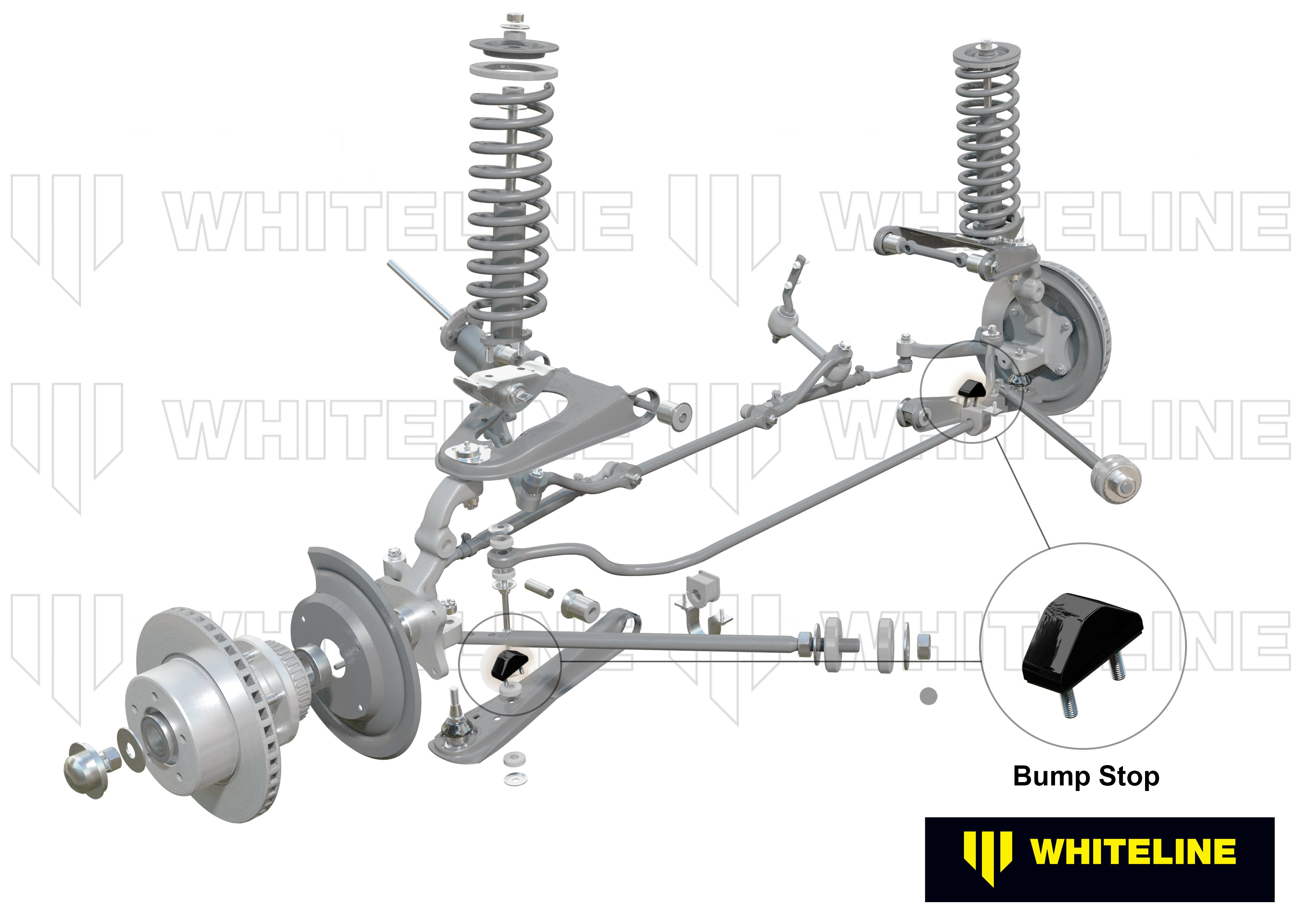 Bump stop lower set bucse Whiteline pentru Universal Products Bump Stop - Bushings - W71824