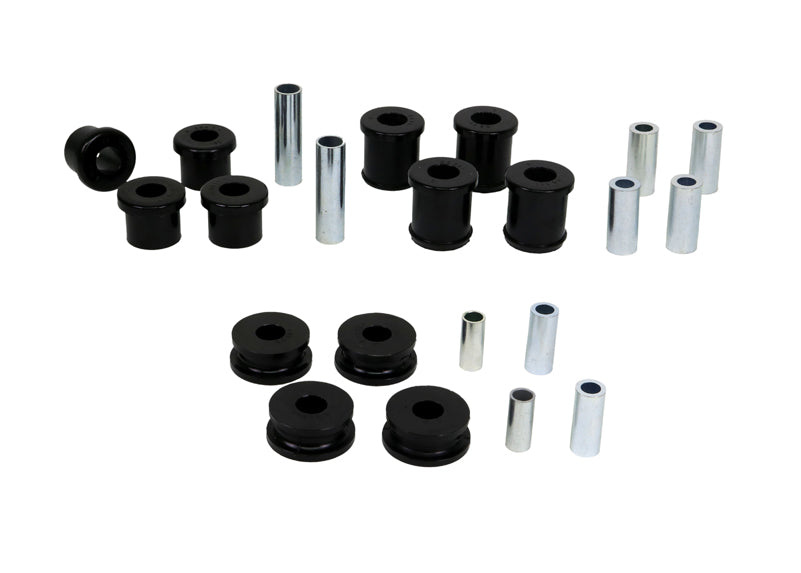 Control arm/brat tensor set bucse Whiteline pentru Nissan Navara - WEK018