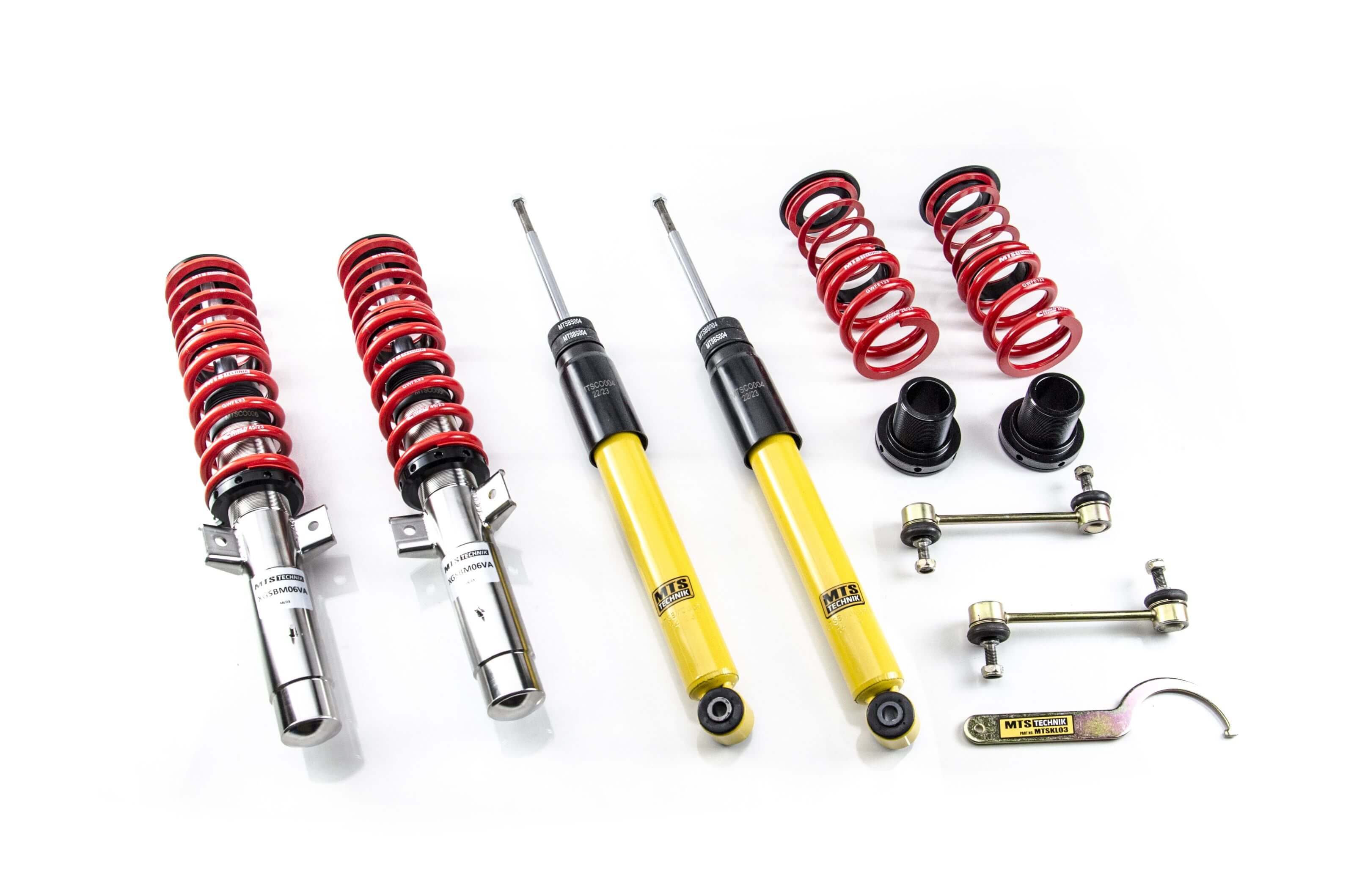 Suspensie Reglabila Coilover MTS Technik Street pentru BMW 3 (E46), 3 Compact (E46) si altele - XMTSGWBM03
