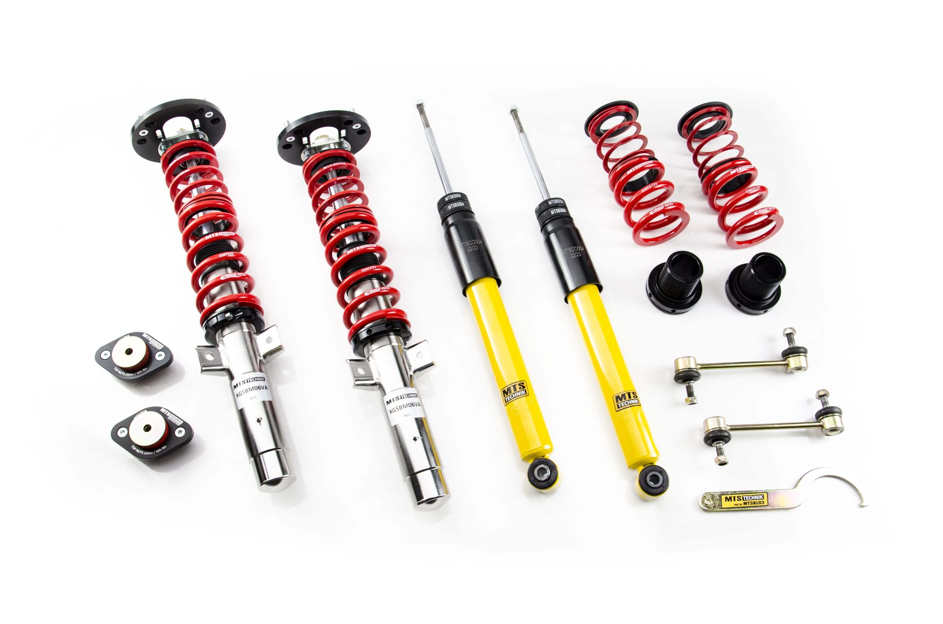 Suspensie Reglabila Coilover MTS Technik Street pentru BMW 3 (E46), 3 Compact (E46) si altele - XMTSGWBM100