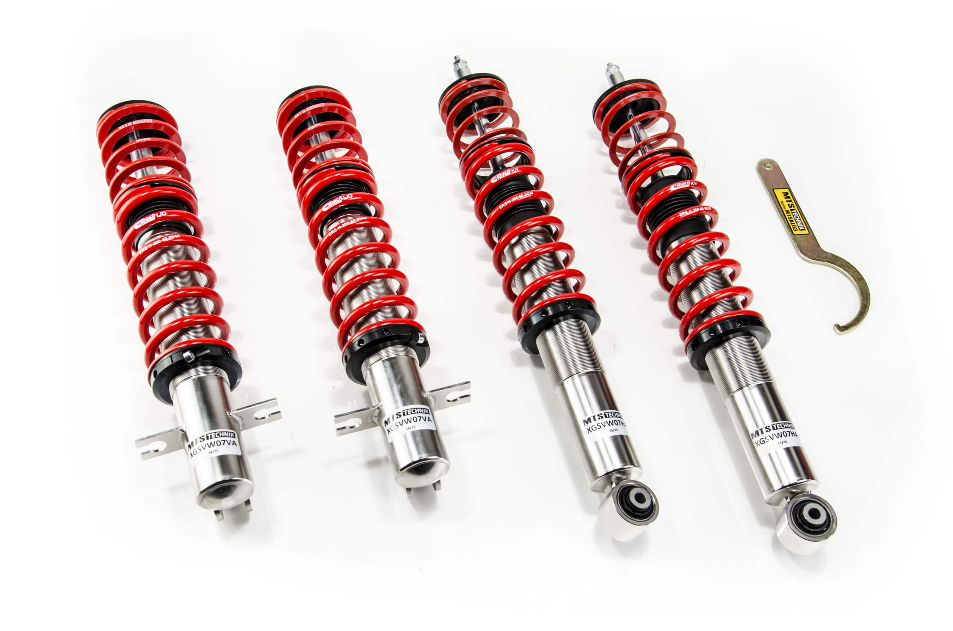 Suspensie Reglabila Coilover MTS Technik Street pentru Volkswagen GOLF I (17), GOLF I Convertible (155) si altele - XMTSGWVW06-C