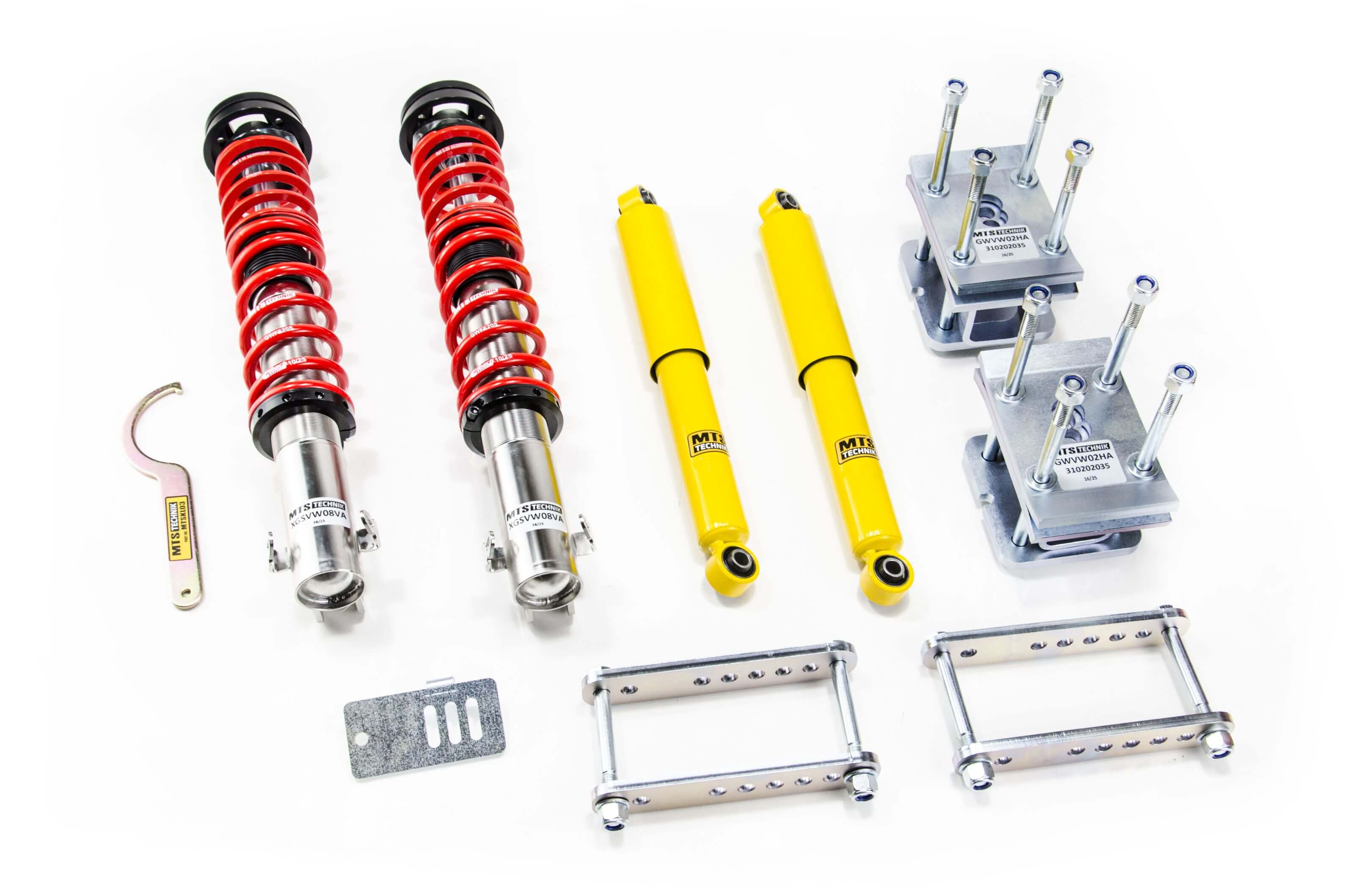 Suspensie Reglabila Coilover MTS Technik Street pentru Seat INCA (6K) / Volkswagen CADDY II Box Body/MPV (9K9A) - XMTSGWVW105