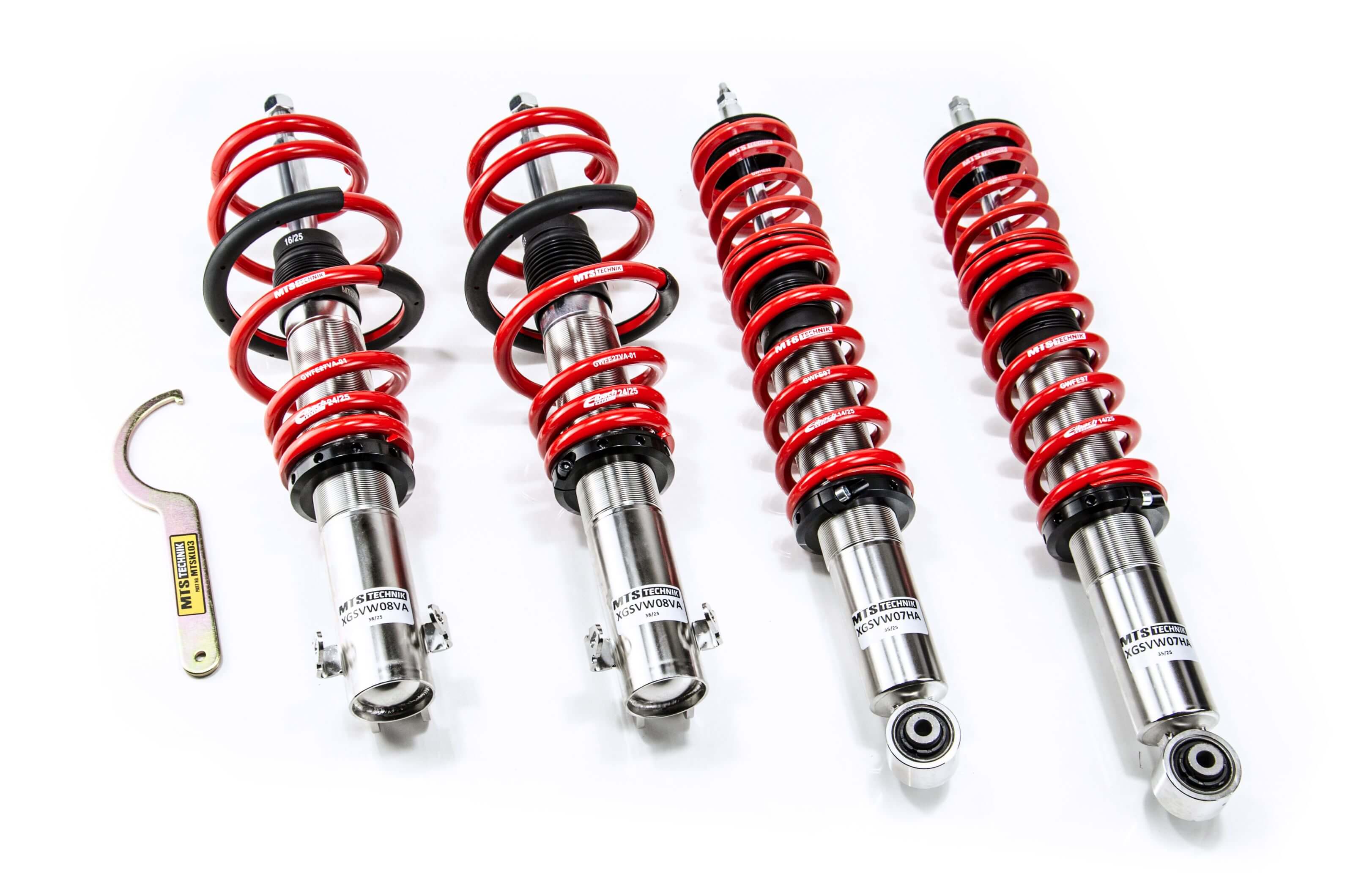 Suspensie Reglabila Coilover MTS Technik Stance pentru Seat CORDOBA (6K), CORDOBA Vario (6K) / Volkswagen POLO (6N2) si altele - XMTSGWVW28-S