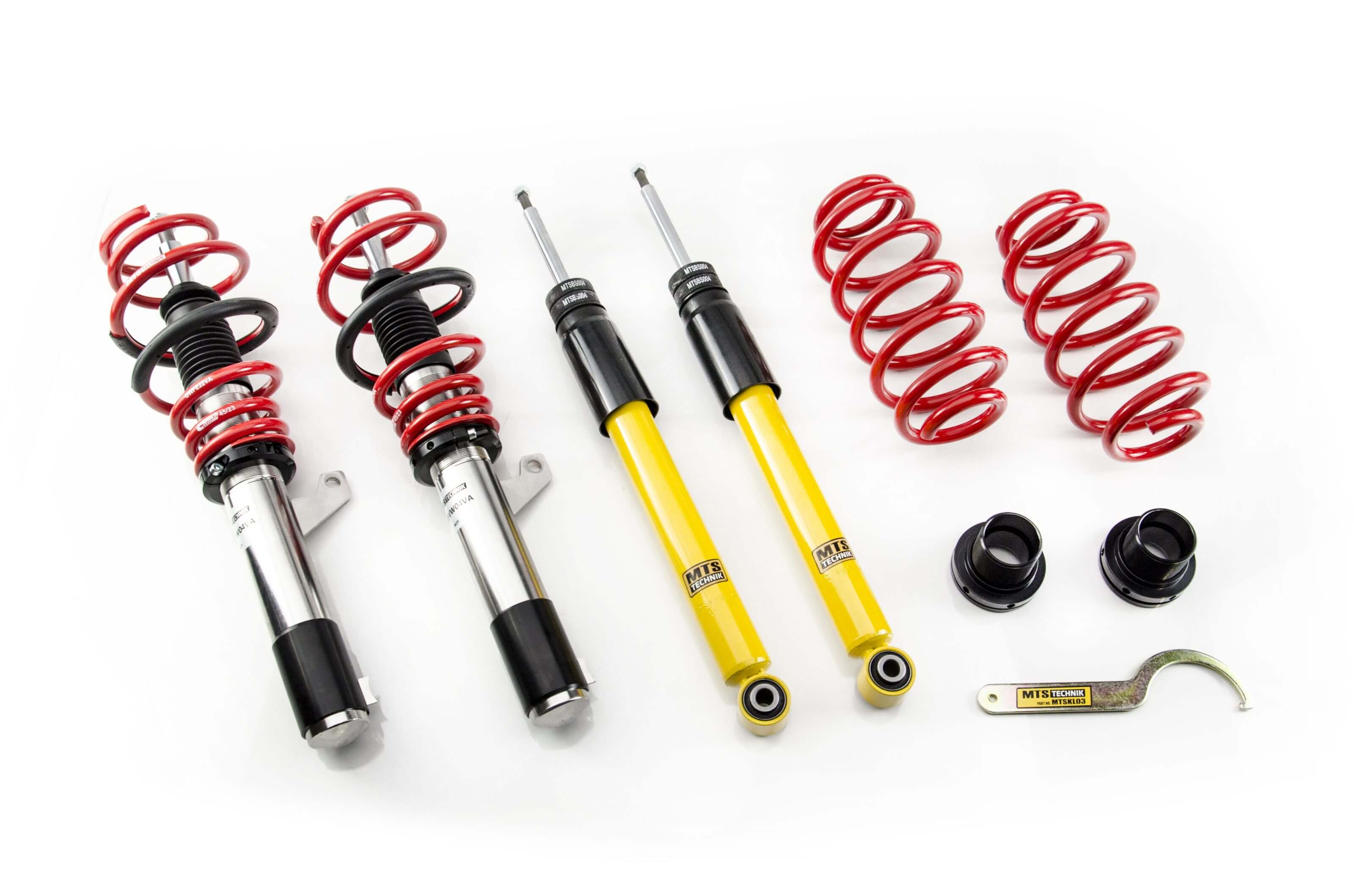 Suspensie Reglabila Coilover MTS Technik Street pentru Audi A3 (8P), A3 Convertible (8P) / Seat ALTEA (5P), ALTEA XL (5P) si altele - XMTSGWVW31