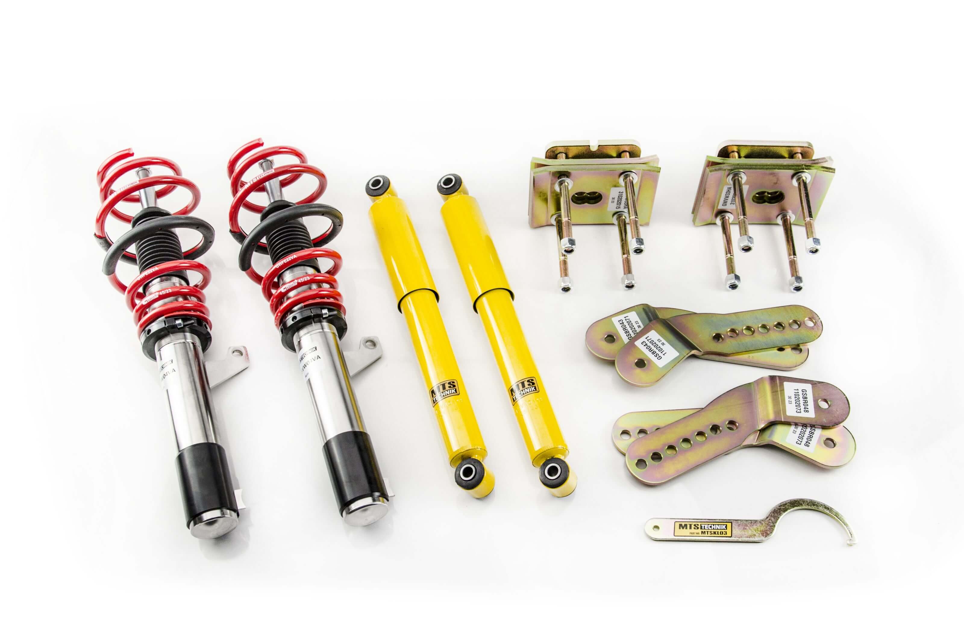 Suspensie Reglabila Coilover MTS Technik Street pentru Volkswagen CADDY III Box Body/MPV (2K/2C), CADDY III MPV (2K/2C) si altele - XMTSGWVW34