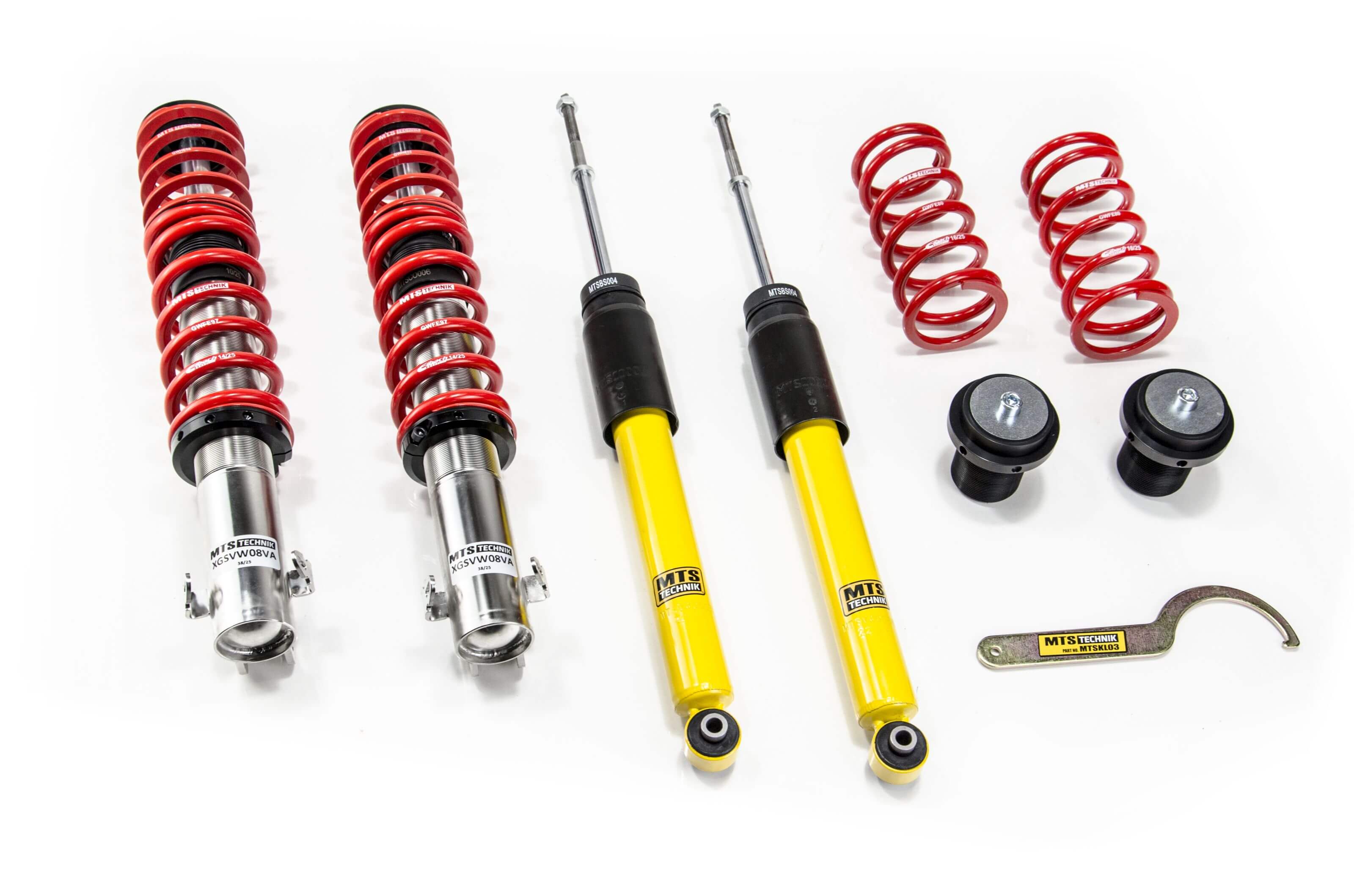 Suspensie Reglabila Coilover MTS Technik Street pentru Seat AROSA (6H) / Volkswagen LUPO I (6X1/6E1) - XMTSGWVW41