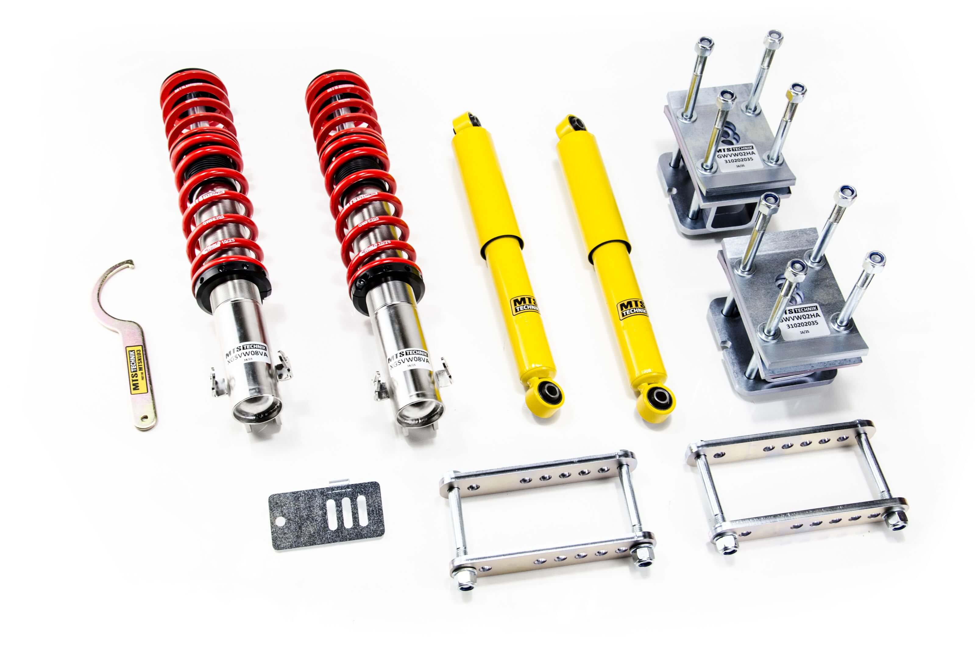 Suspensie Reglabila Coilover MTS Technik Street pentru Seat INCA (6K) / Volkswagen CADDY II Box Body/MPV (9K9A) - XMTSGWVW58