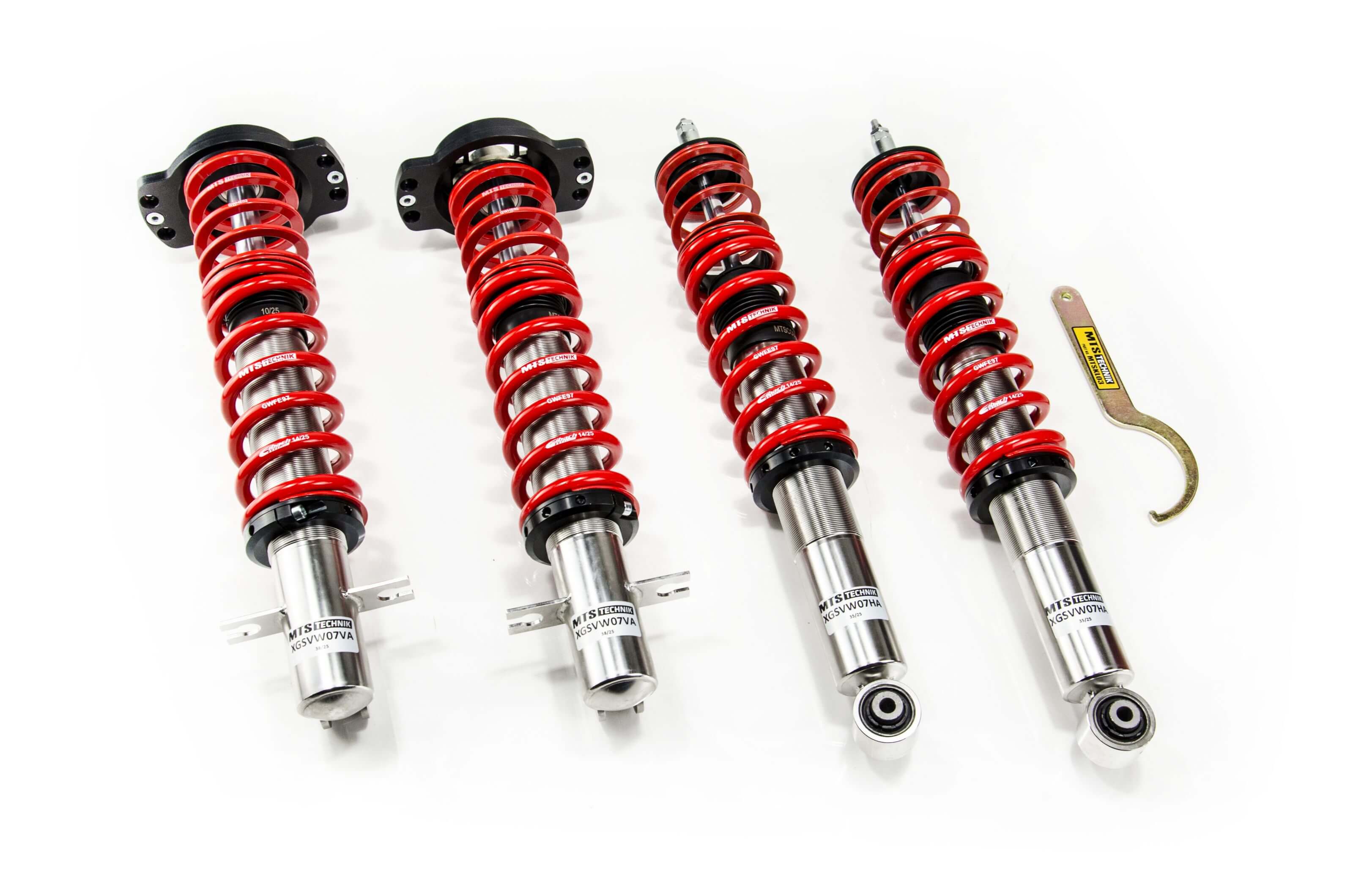 Suspensie Reglabila Coilover MTS Technik Stance pentru Volkswagen GOLF I (17), GOLF I Convertible (155) si altele - XMTSGWVW85-S