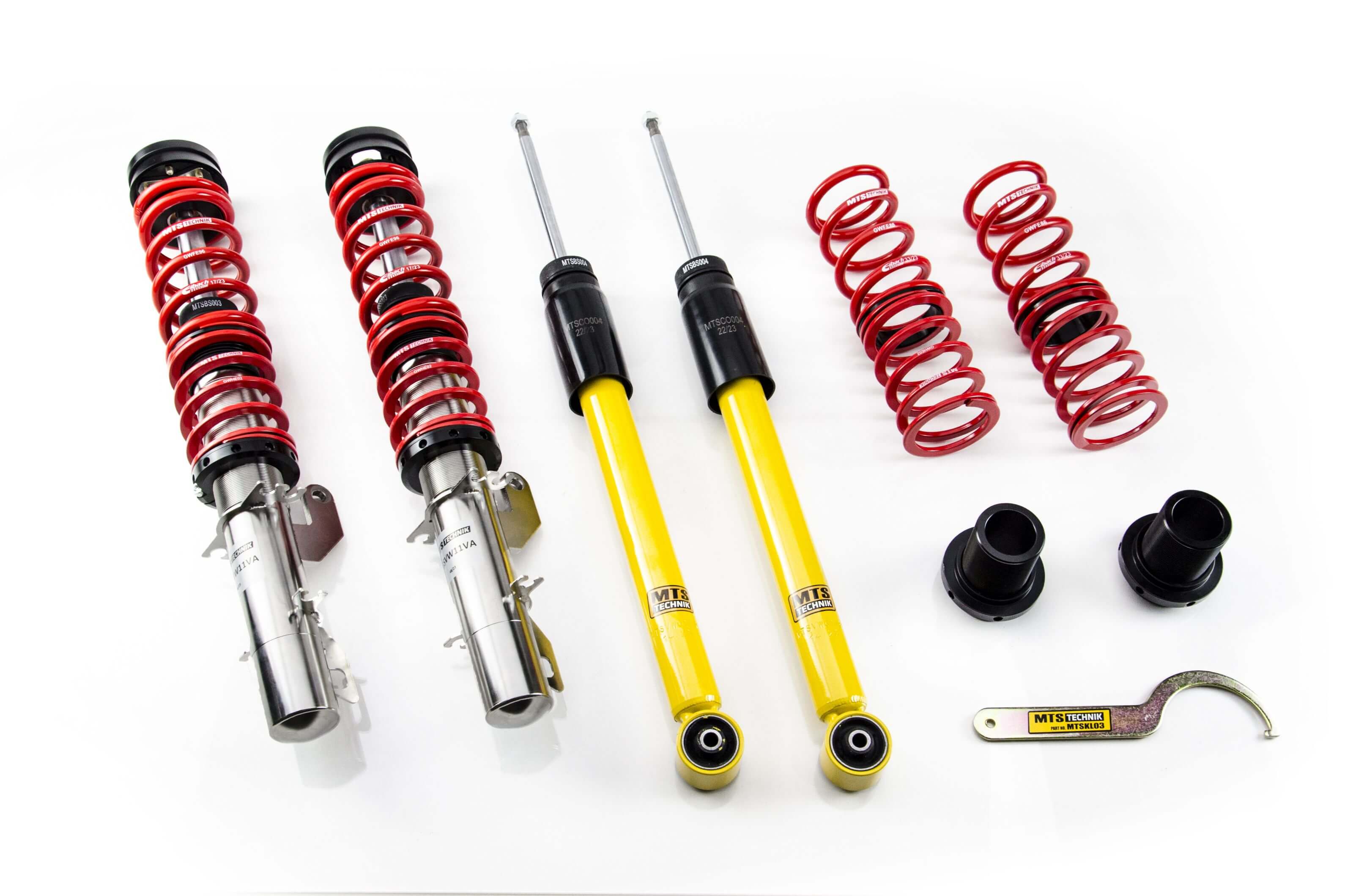 Suspensie Reglabila Coilover MTS Technik Stance pentru Audi A3 (8L), TT (8N) / Seat LEON (1M), TOLEDO II (1M) si altele - XMTSGWVW87-S