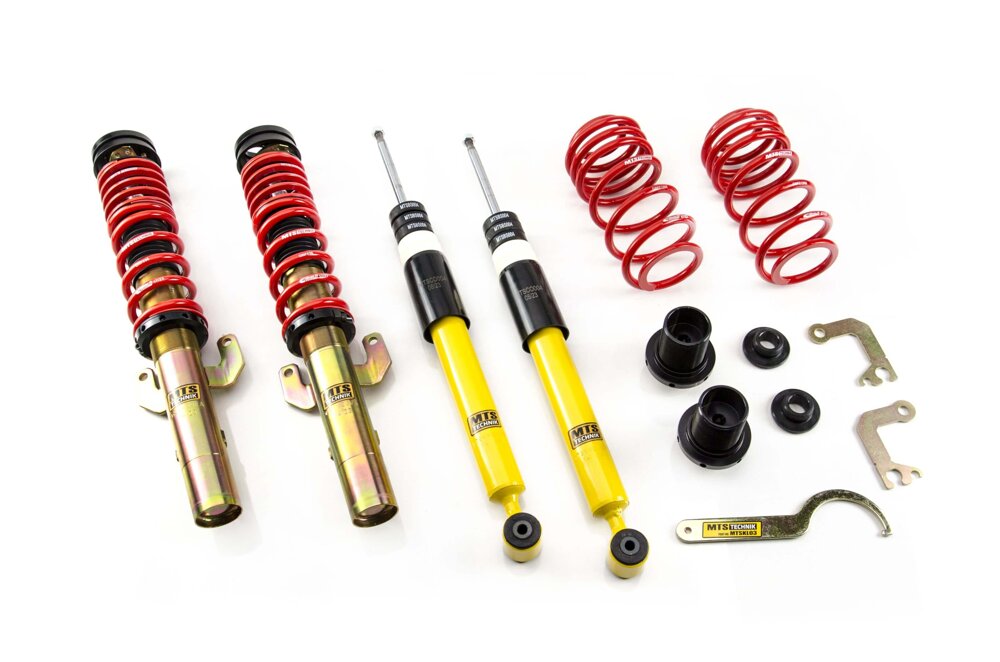 Suspensie Reglabila MTS Technik Street cu Reglaj Camber Fata - Seat IBIZA IV, Skoda FABIA II Combi, Audi A1 Sportback si altele (XMTSGWVW97)