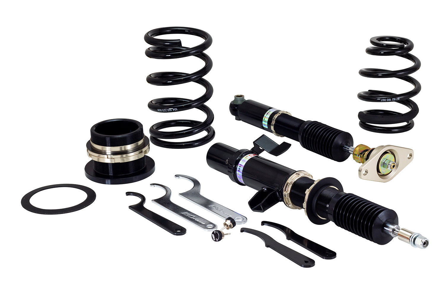 Suspensie Reglabila Coilover BC Racing BR - Volvo V70 Y20 (07-18) FWD, W/O SELF-LEVELLING