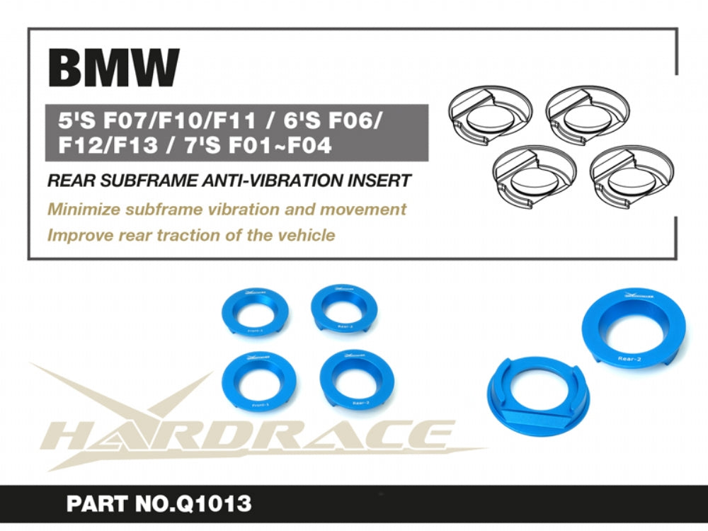 Insertie antivibratie punte spate Hardrace pentru BMW M6 / Seria 5 - Q1013