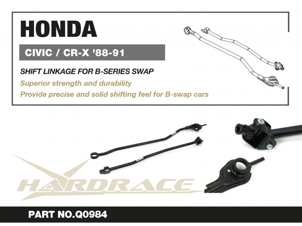 Timonerie swap Hardrace pentru Honda CRX / Civic - Q0984