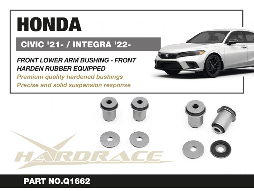 Set bucse brat suspensie inferior fata, capat fata Hardrace pentru Honda Civic - Q1662
