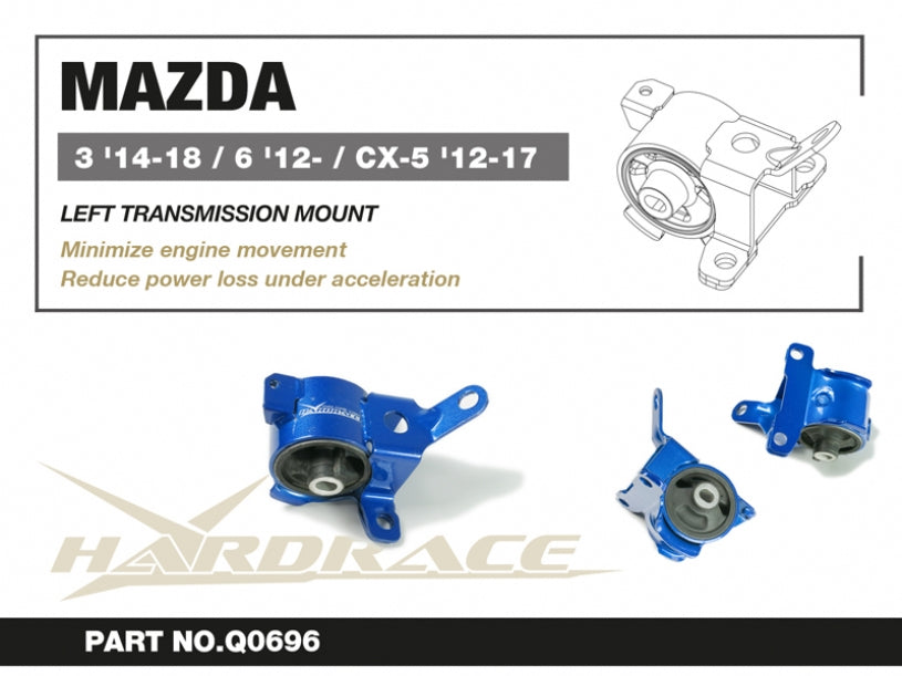 Tampon motor stanga Hardrace pentru Mazda CX-5 / Mazda 3 - Q0696