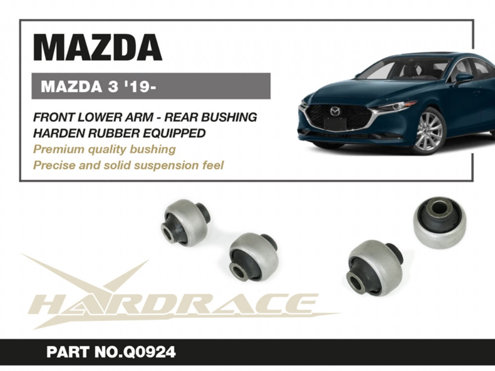 Set bucse brat suspensie inferior fata, capat spate Hardrace pentru Mazda Mazda 3 - Q0924