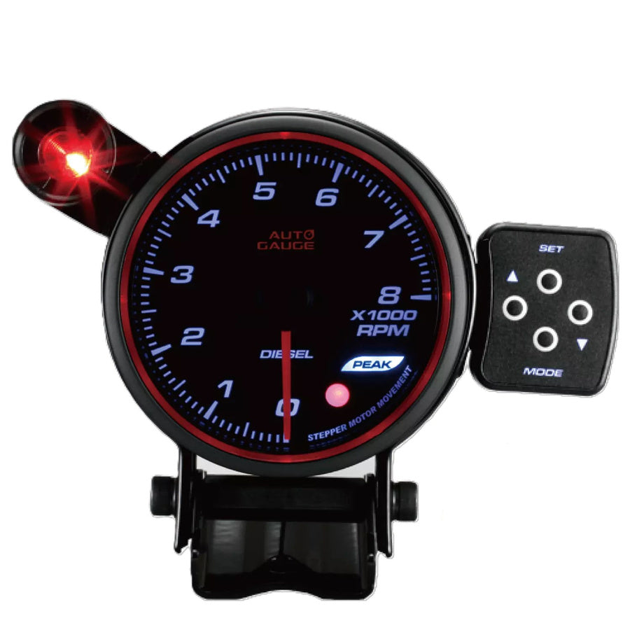 Turometru AutoGauge F50 Diesel 0-8.000 RPM, 80 mm