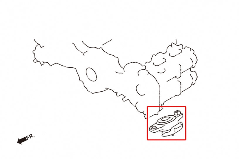 Tampon motor durificat Hardrace pentru Subaru BRZ / Forester / Toyota GT86 - 7440