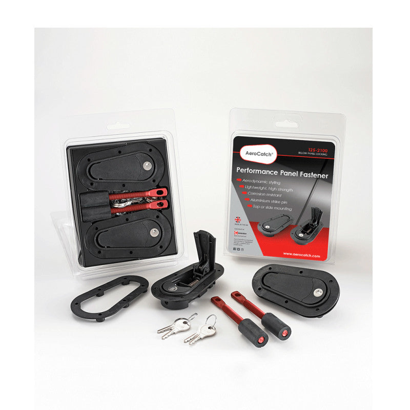 Sigurante Capota AeroCatch Flush sub Panou cu Cheie (pereche)