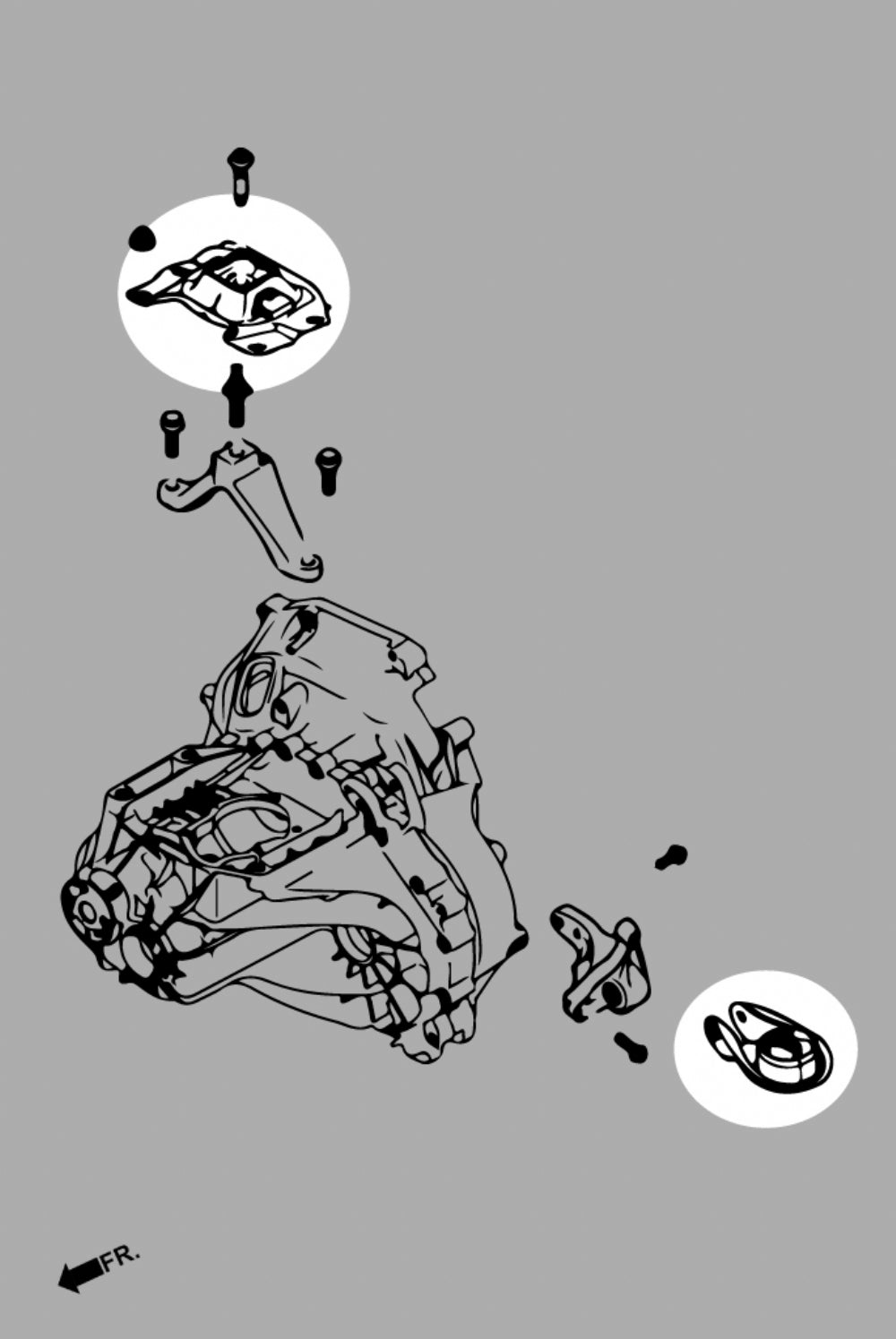 Set tampon motor durificat Hardrace pentru Ford Focus / Focus RS - Q0731
