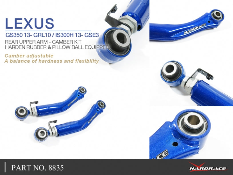 Kit corectie camber brat suspensie superior spate Hardrace pentru Lexus GS / IS - 8835