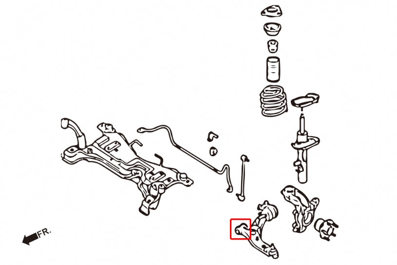 Set bucse brat suspensie inferior fata Hardrace pentru Ford Focus / Focus RS / Mazda Mazda 3 / Volvo V40 - 7502-B