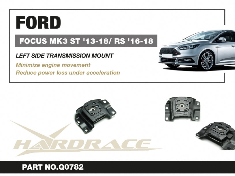 Tampon motor stanga Hardrace pentru Ford Focus RS / Focus ST - Q0782