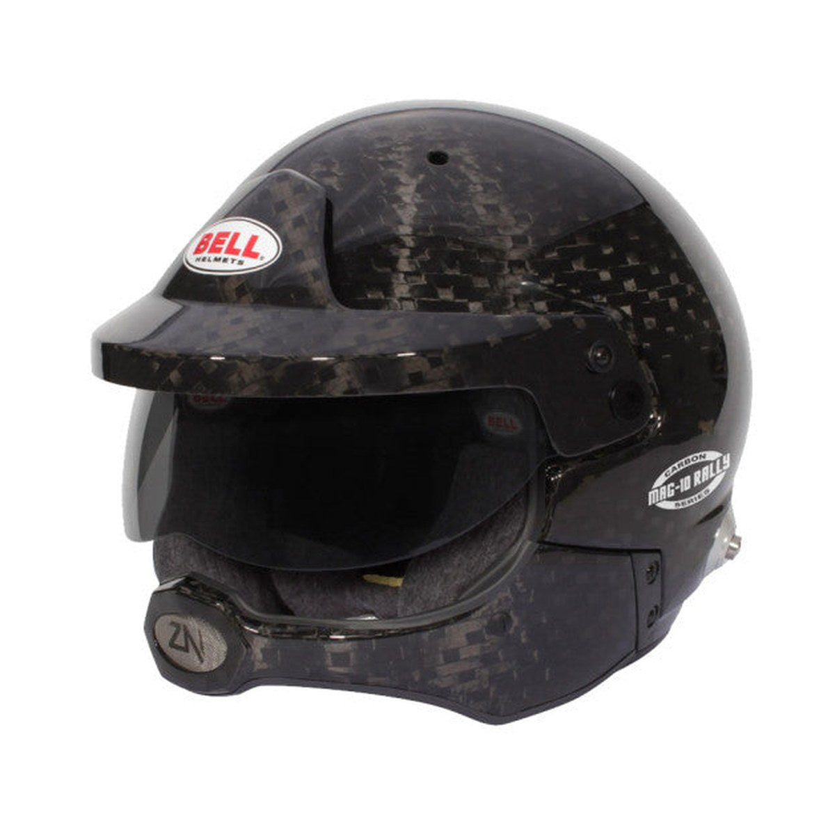 CASCA BELL MAG-10 RALLY CARBON HANS FIA8859-2024/SA2025